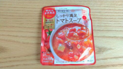 美穀菜トマトスープのパッケージ